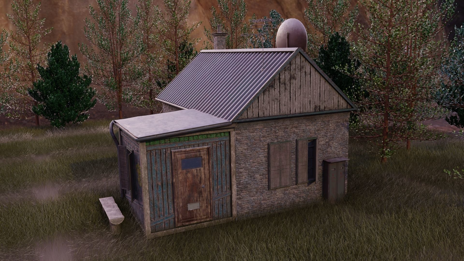 House east russian designed 3D model_2