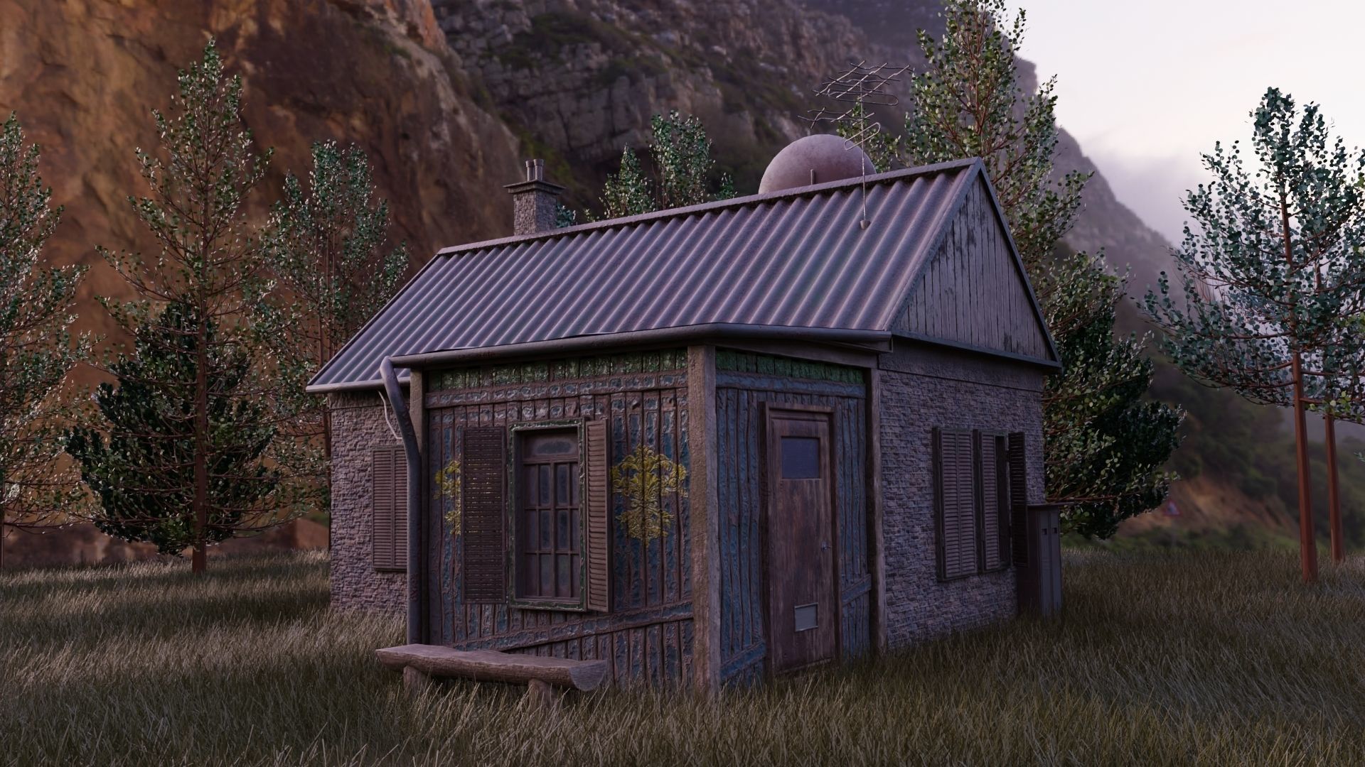 House east russian designed 3D model_3