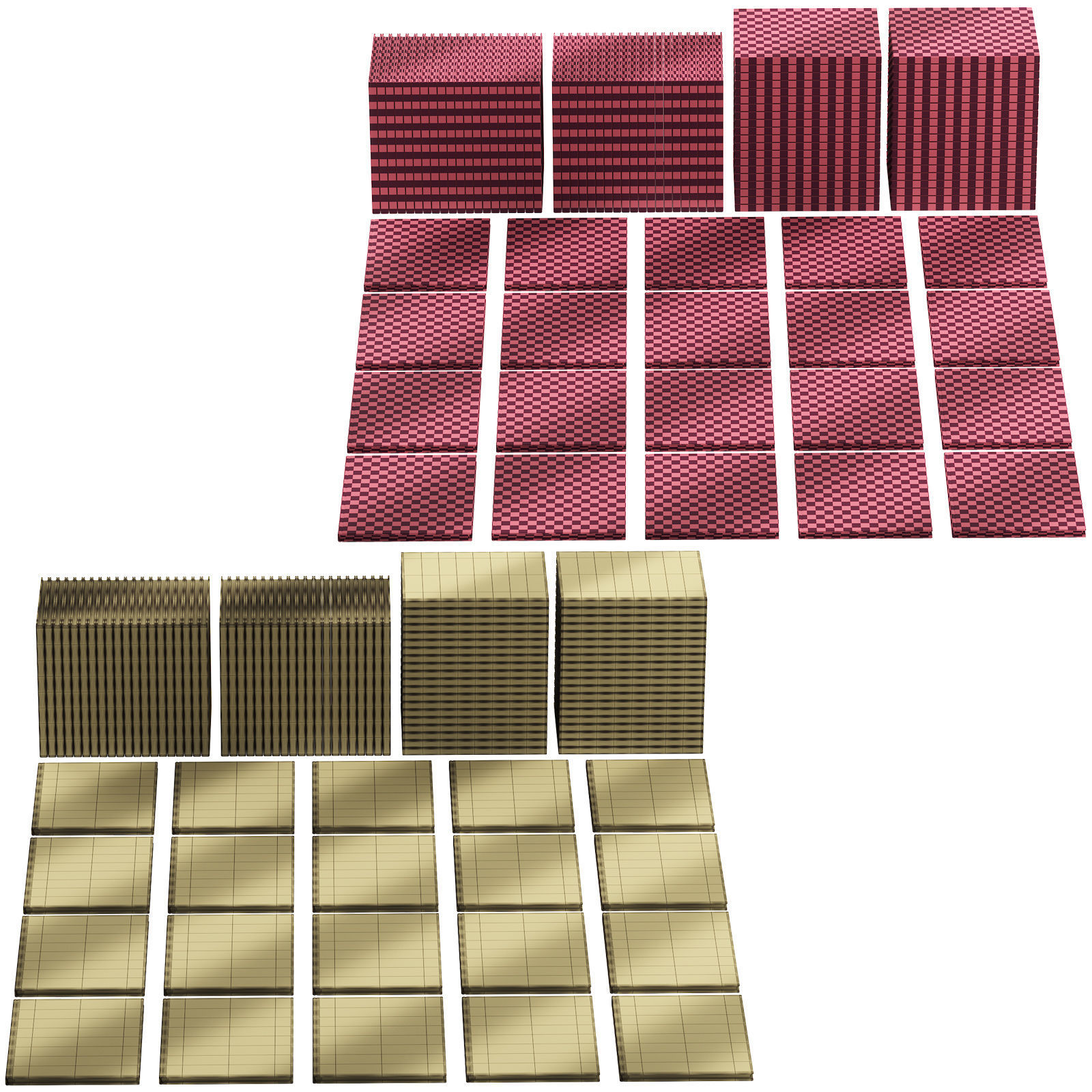 051 Decorative books set 10 Basic Art Series PART 05 3D model_8