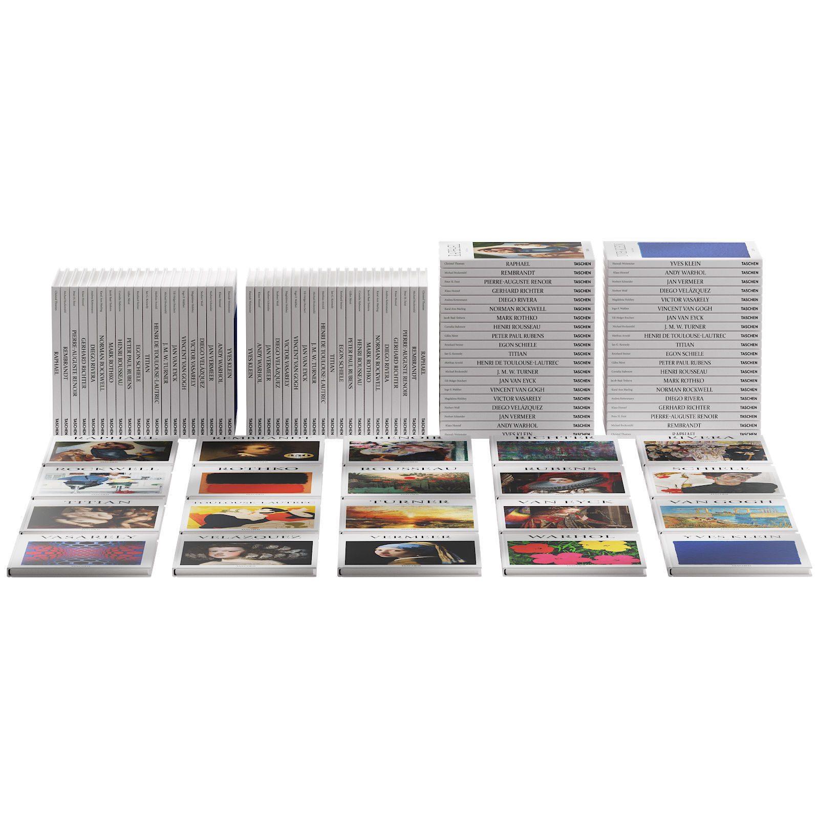 051 Decorative books set 10 Basic Art Series PART 05 3D model_5