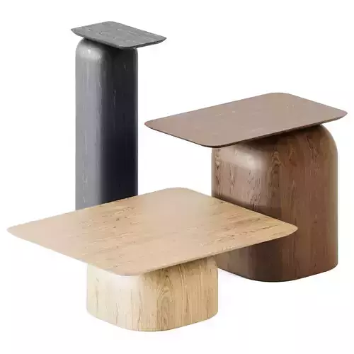 Wooden Coffee Tables April by Nikari