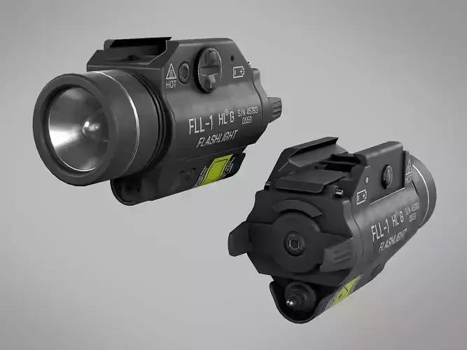 Handgun Flashlight and Laser