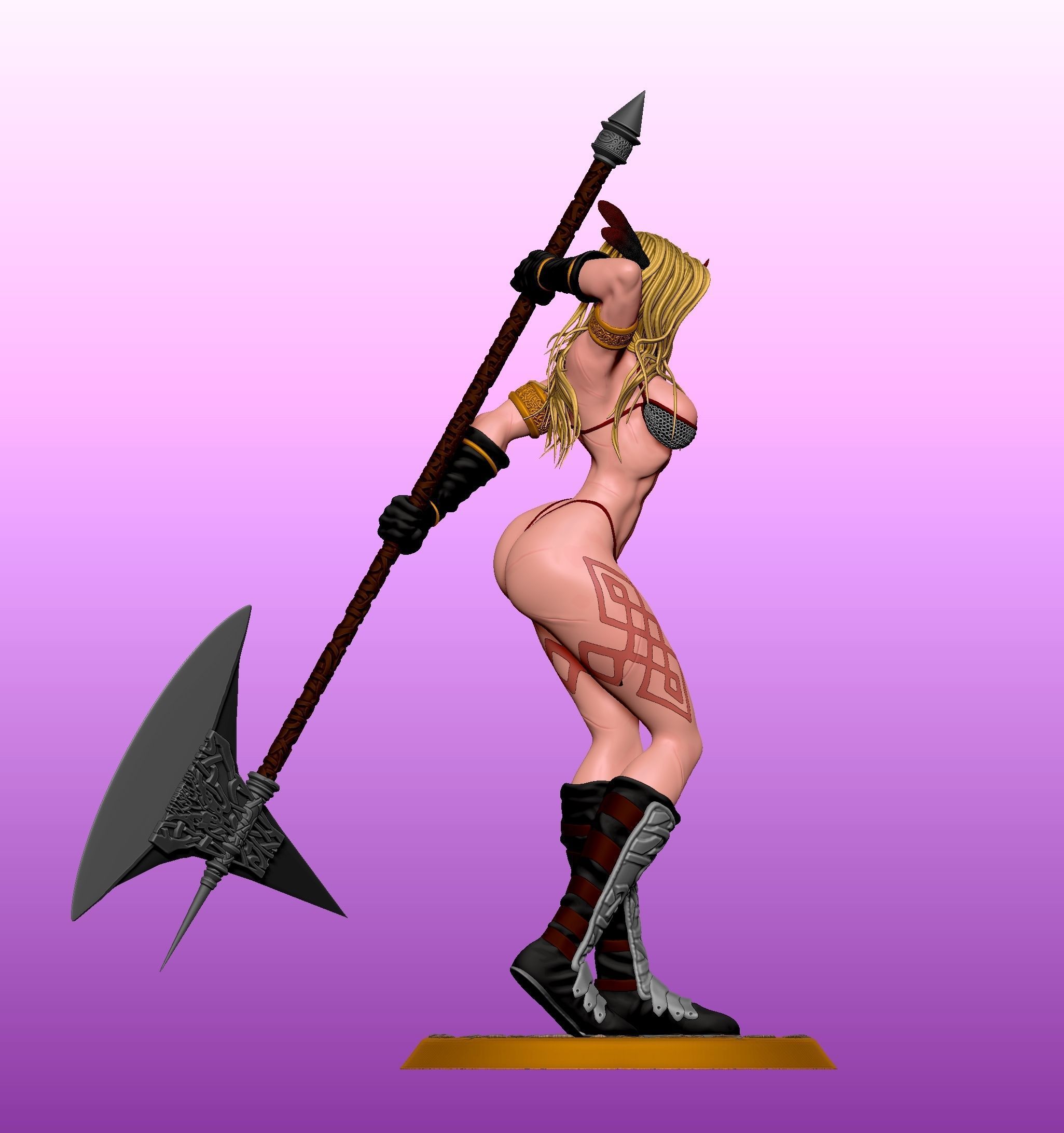 Amazon from Dragon s Crown 3D print model_2