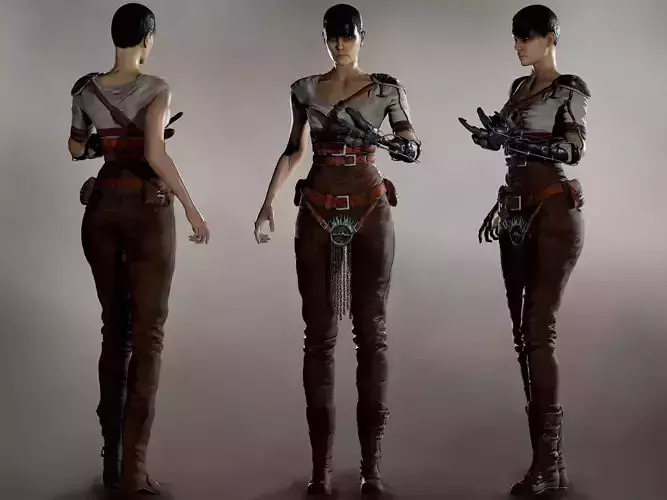 Furiosa  Low-poly 3D model