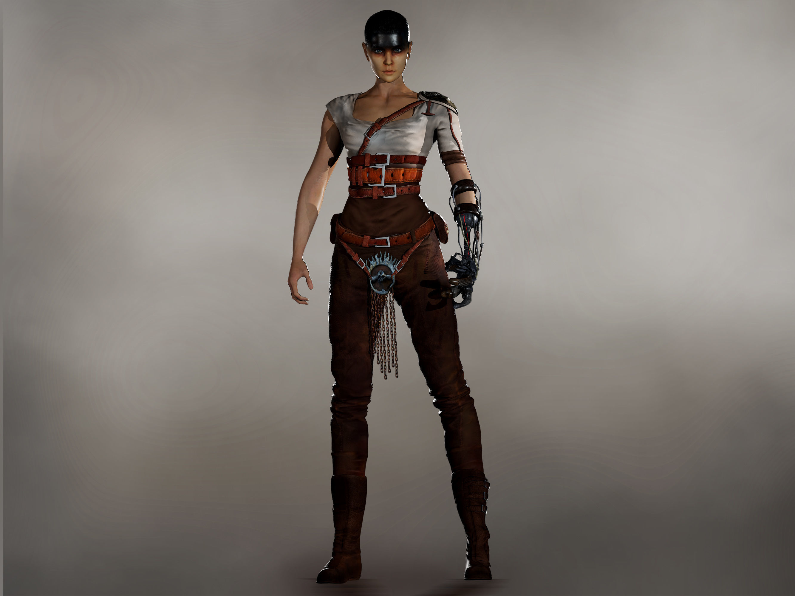 Furiosa  Low-poly 3D model_7