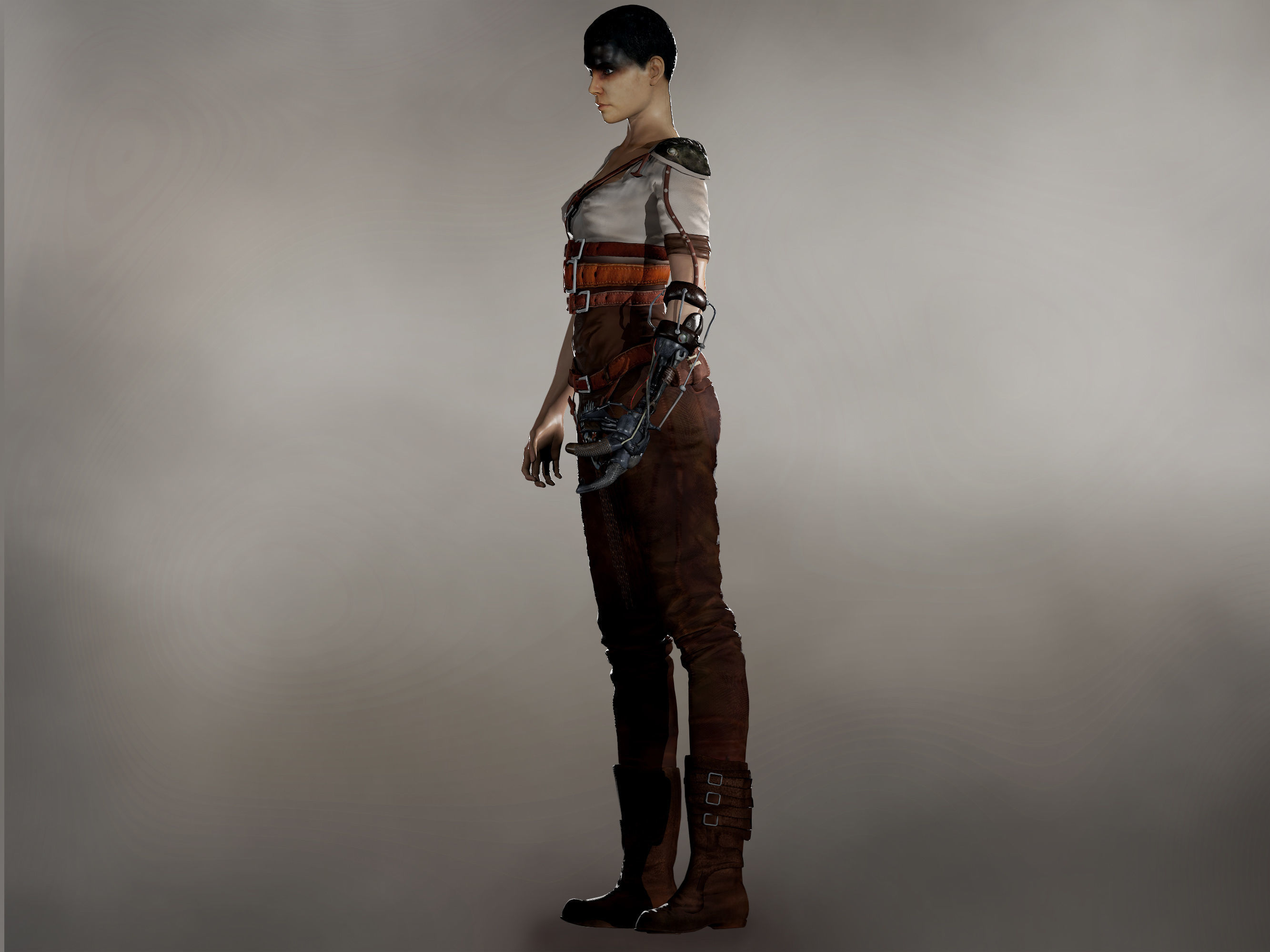 Furiosa  Low-poly 3D model_8
