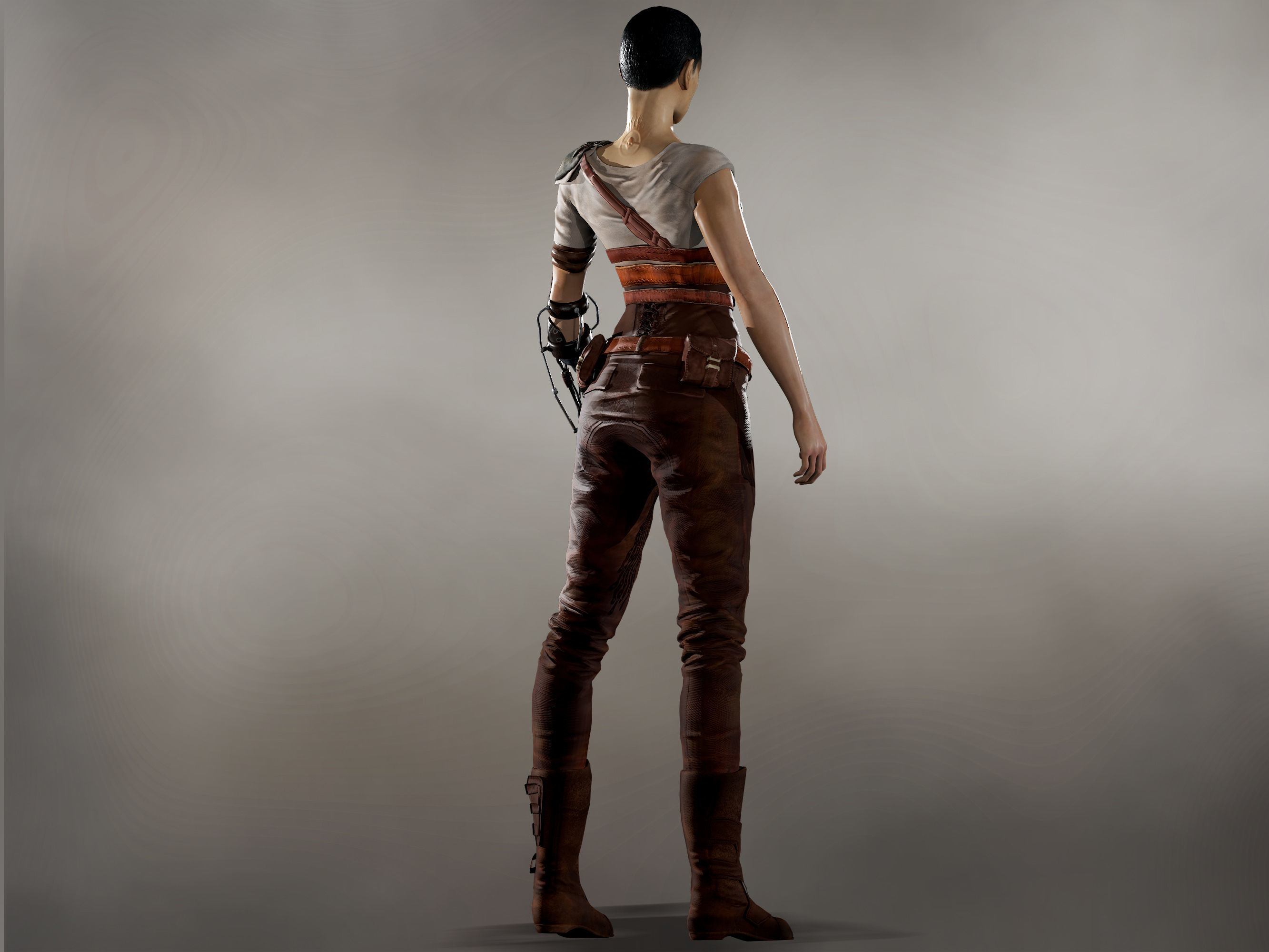 Furiosa  Low-poly 3D model_6