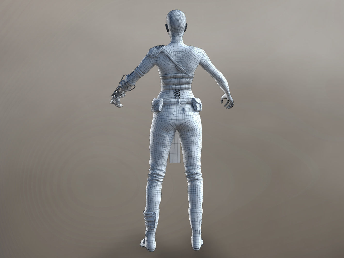 Furiosa  Low-poly 3D model_10