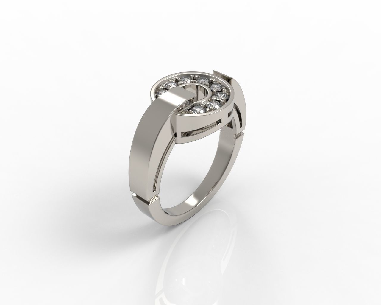 BVL style ring 3D print model_13