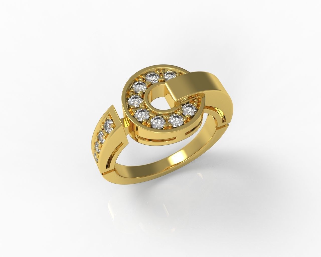 BVL style ring 3D print model_14