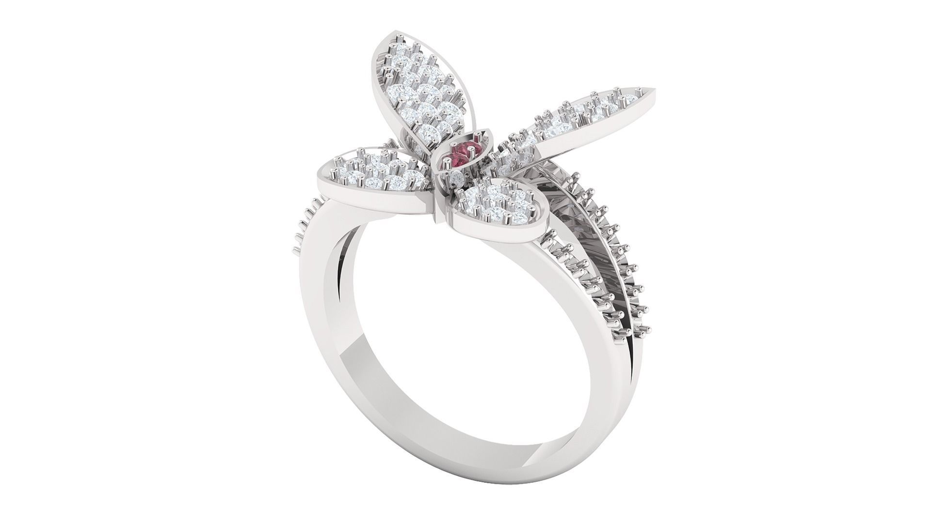 Diamond Ring 3D model_3