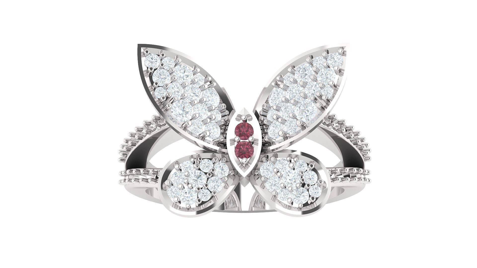 Diamond Ring 3D model_2