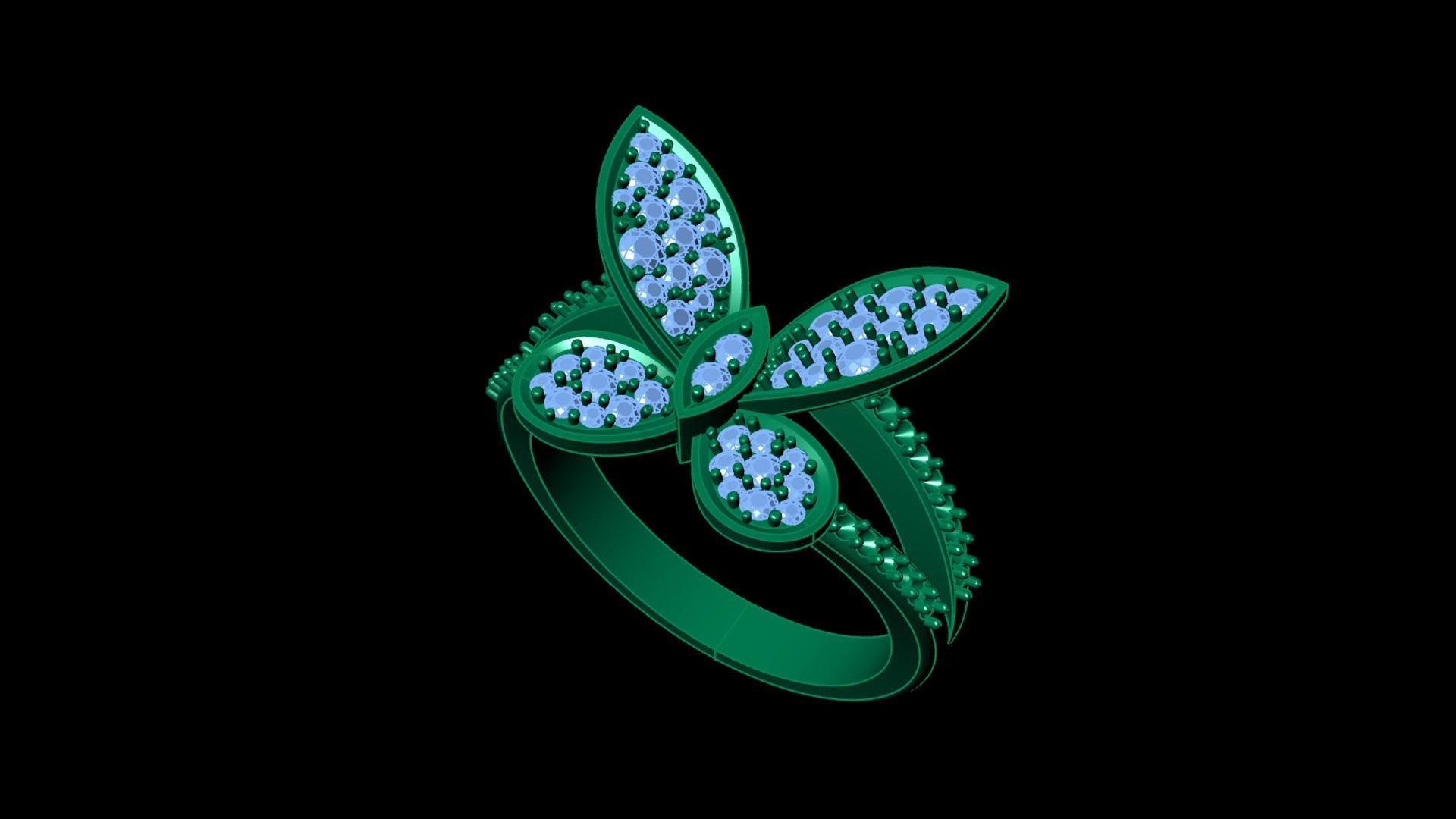 Diamond Ring 3D model_6