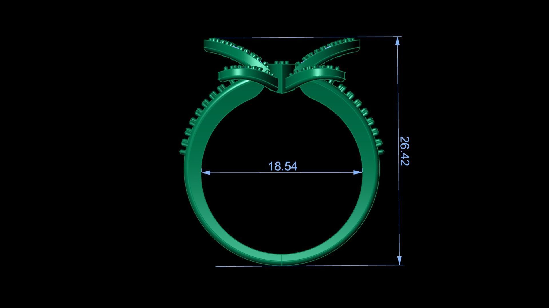 Diamond Ring 3D model_7