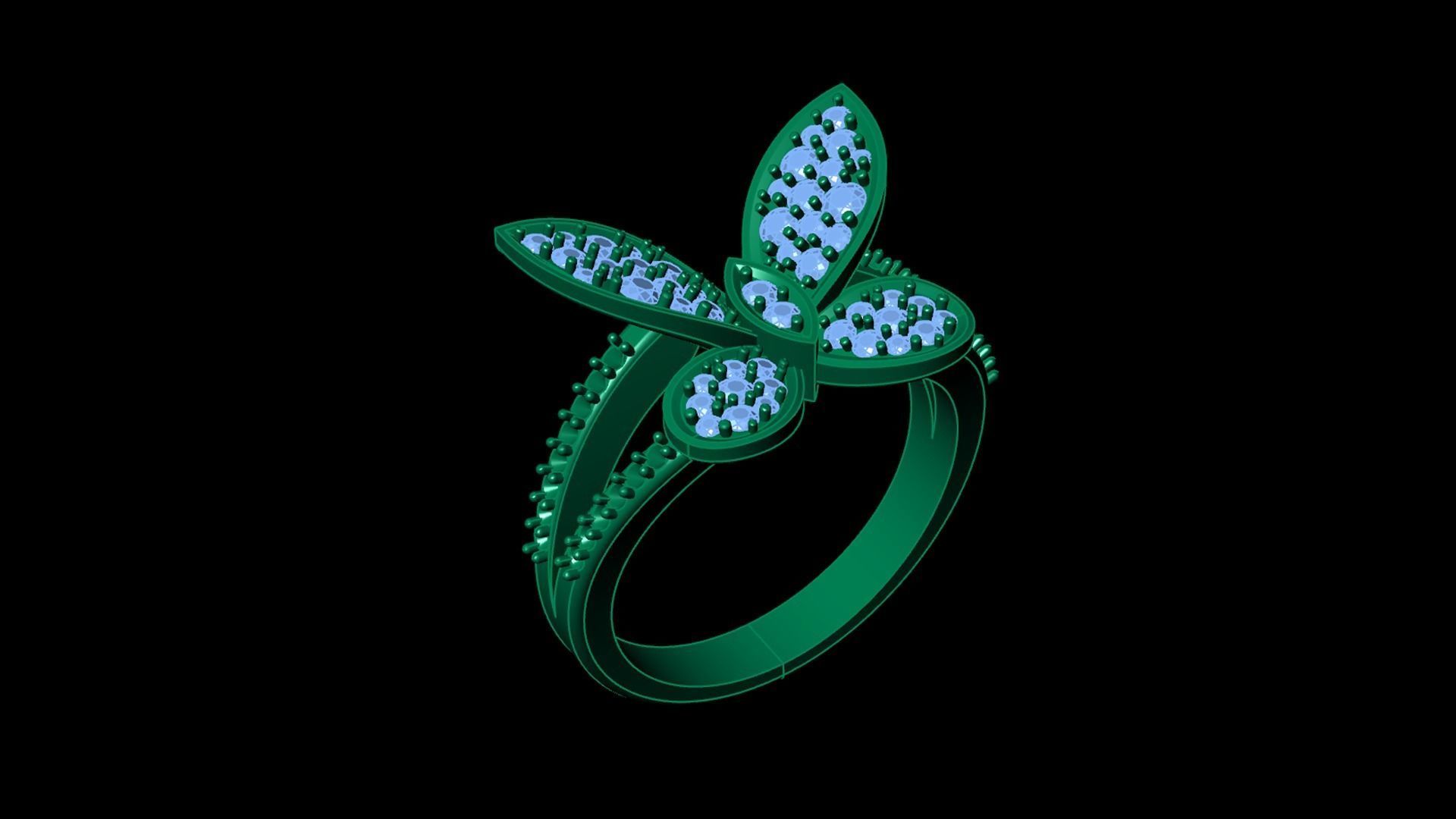 Diamond Ring 3D model_5