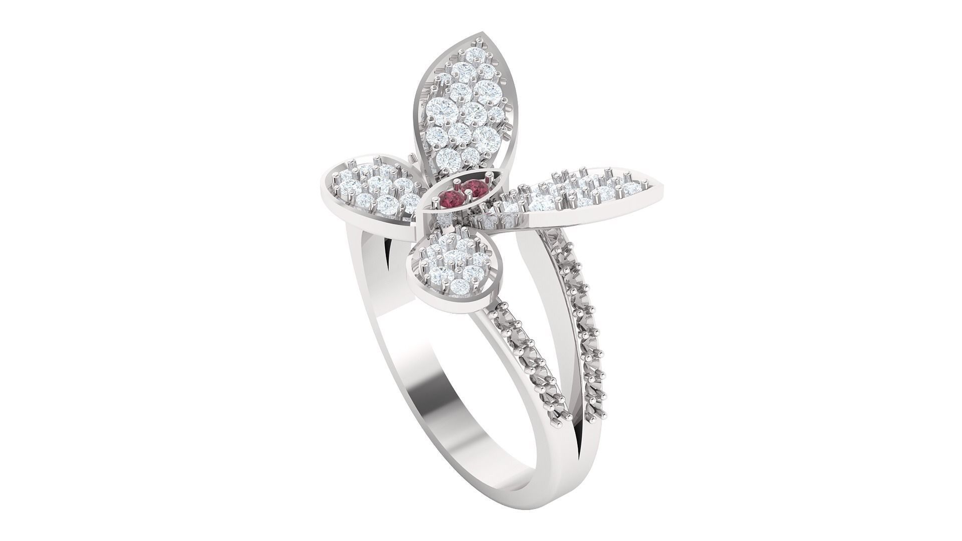 Diamond Ring 3D model_1