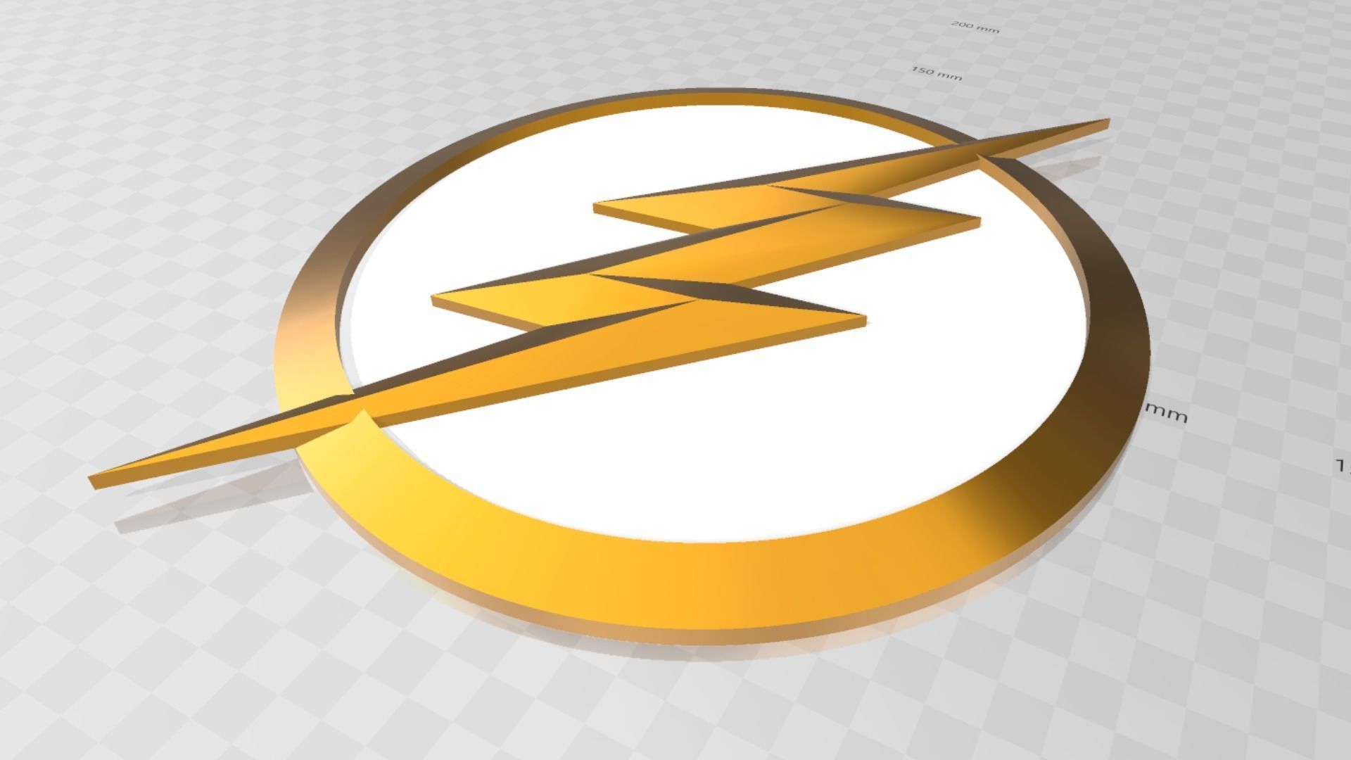 Flash Emblem 3D print model_1
