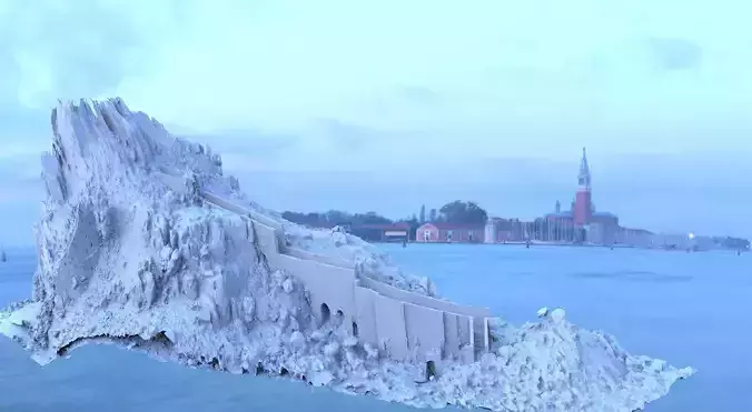 Fort wall in rocky terrain 2