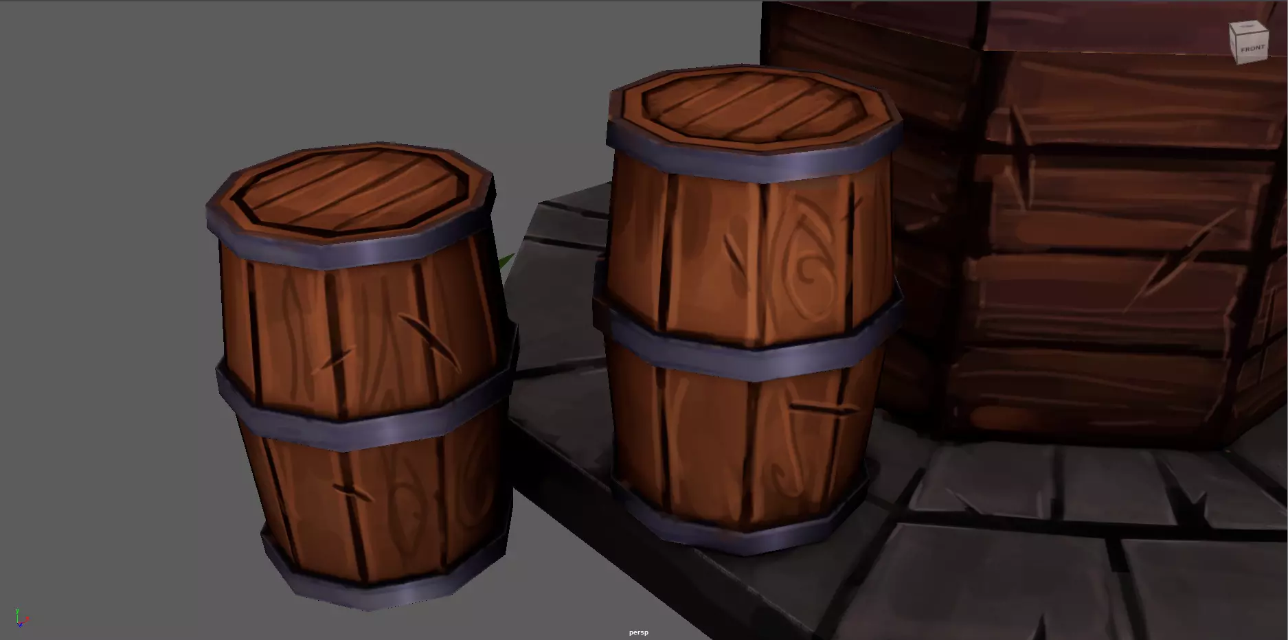 Water Well 3D Model  Low-poly 3D model_9