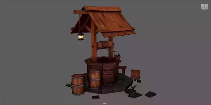 Water Well 3D Model 