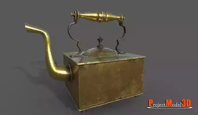 Ancient Teapot-Brass