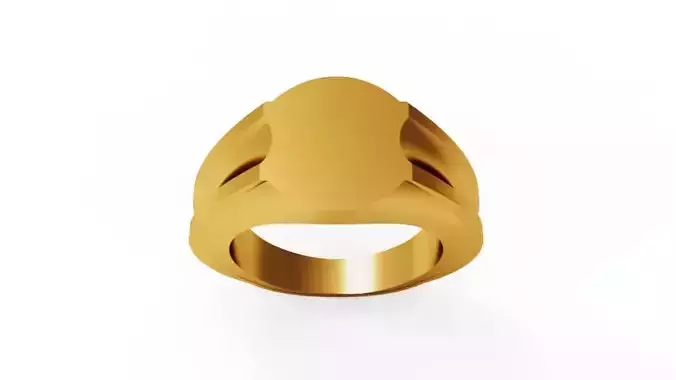 Signet ring 3D print model