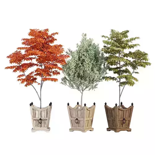 Tuxedo wooden basket hanging on wall