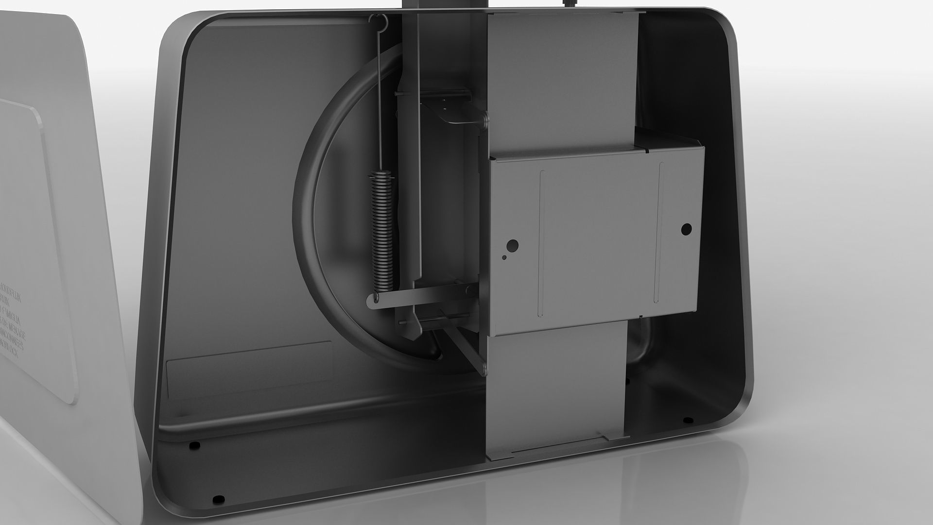 balance scale stube 10 kg old 1950-1960 3D model_6