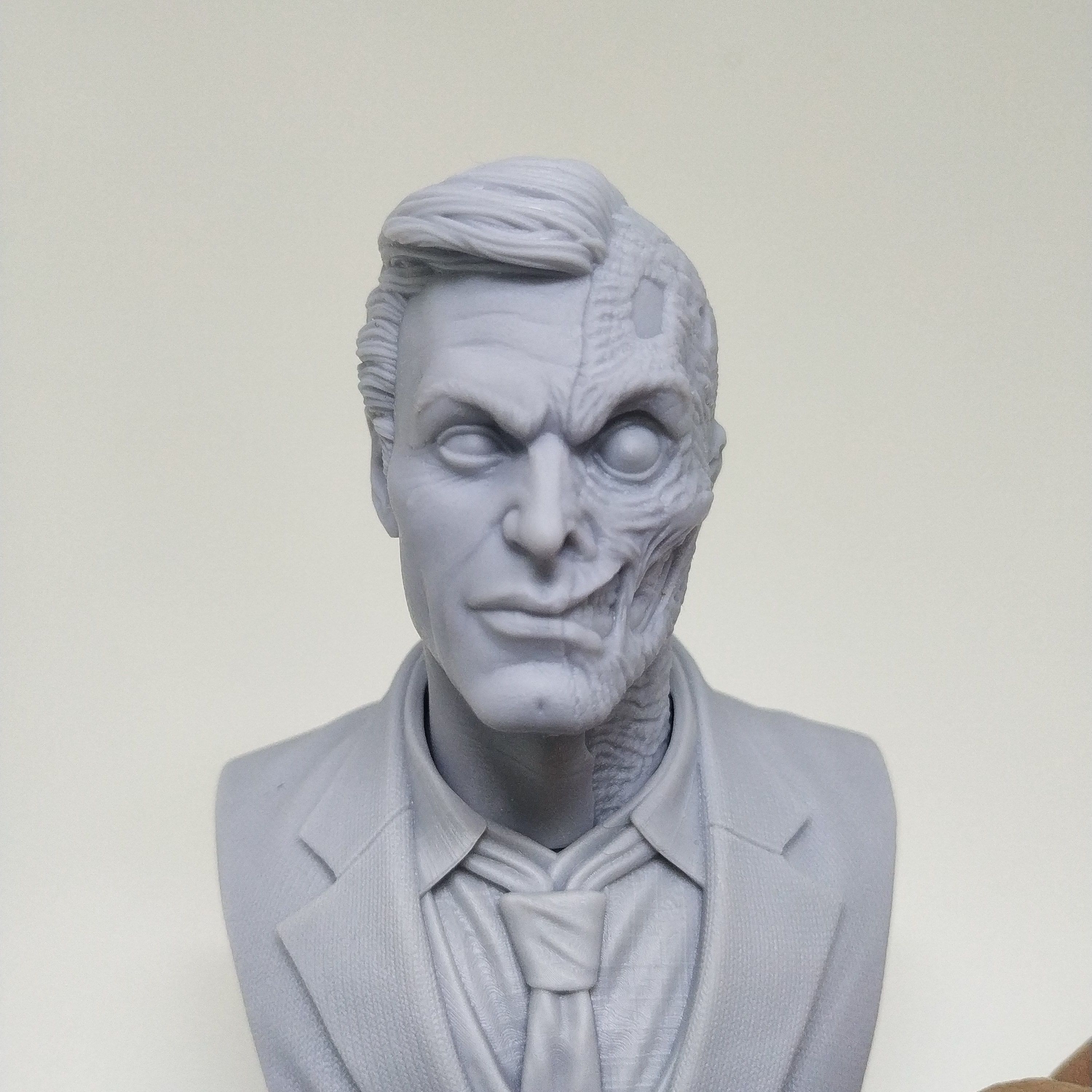 2 Face Bust STL 3D Print Model 3D print model_12
