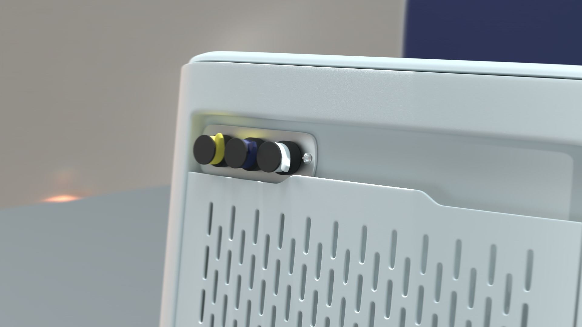 Hospital ventilator unit 3D model_7