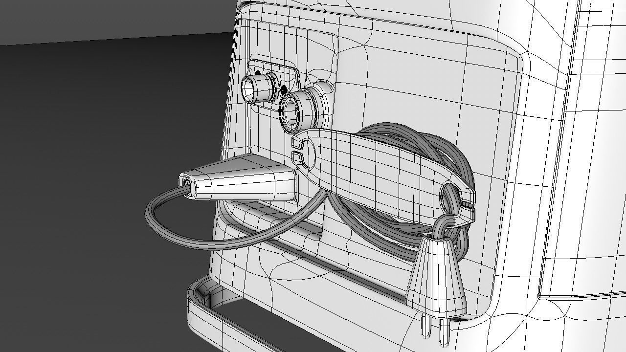 Hospital ventilator unit 3D model_19