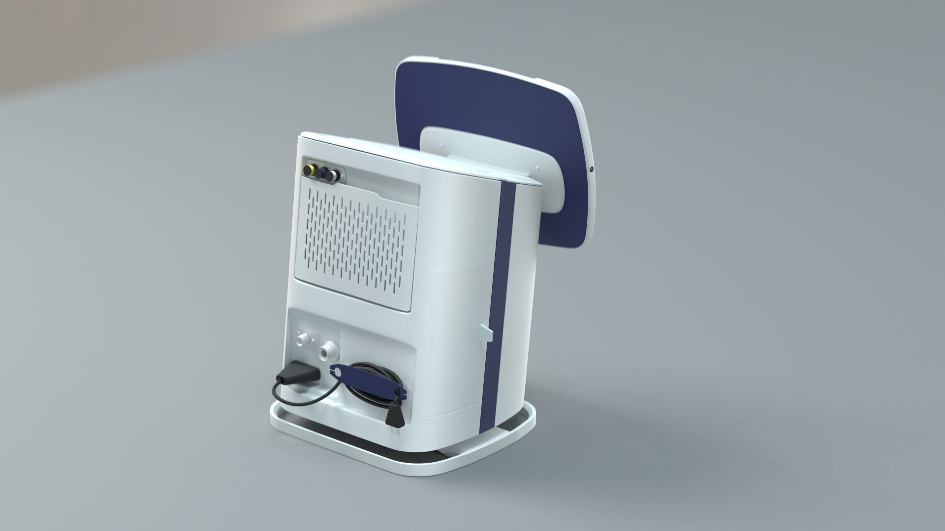 Hospital ventilator unit 3D model_3