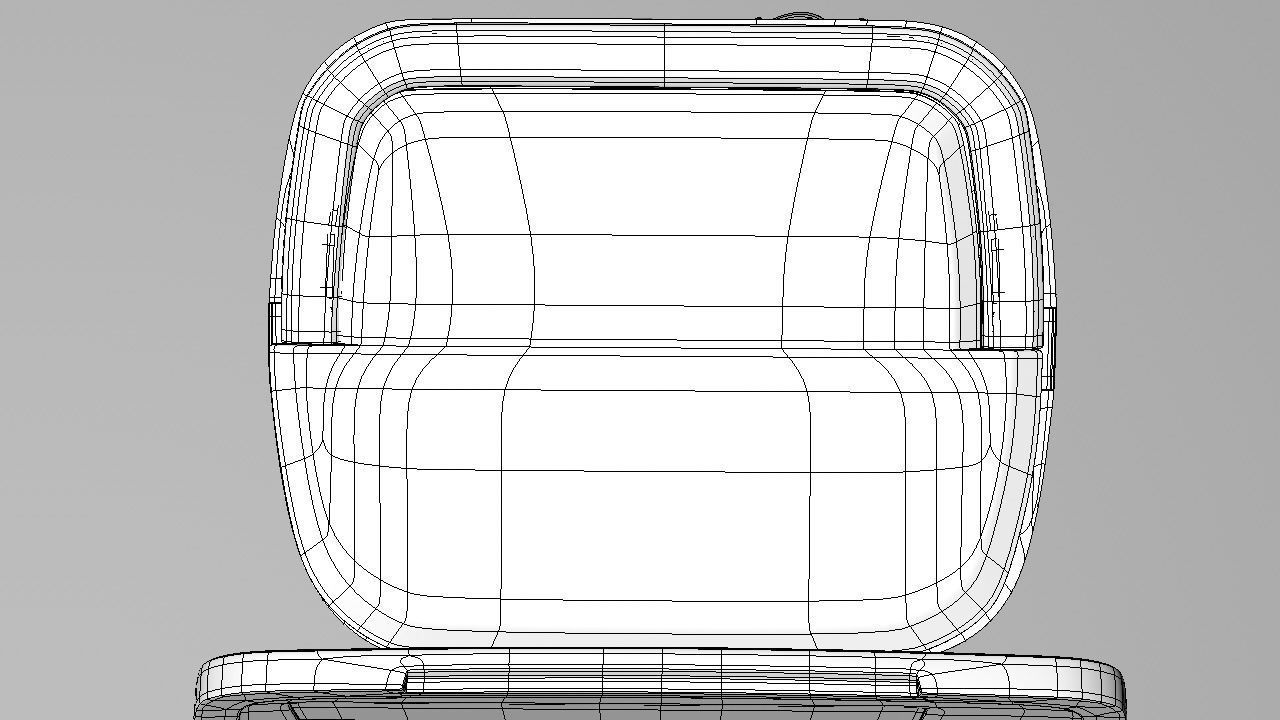 Hospital ventilator unit 3D model_20