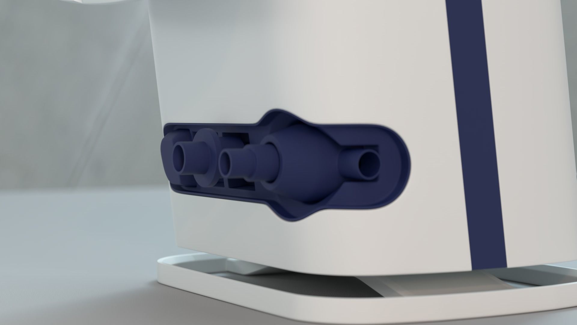 Hospital ventilator unit 3D model_6