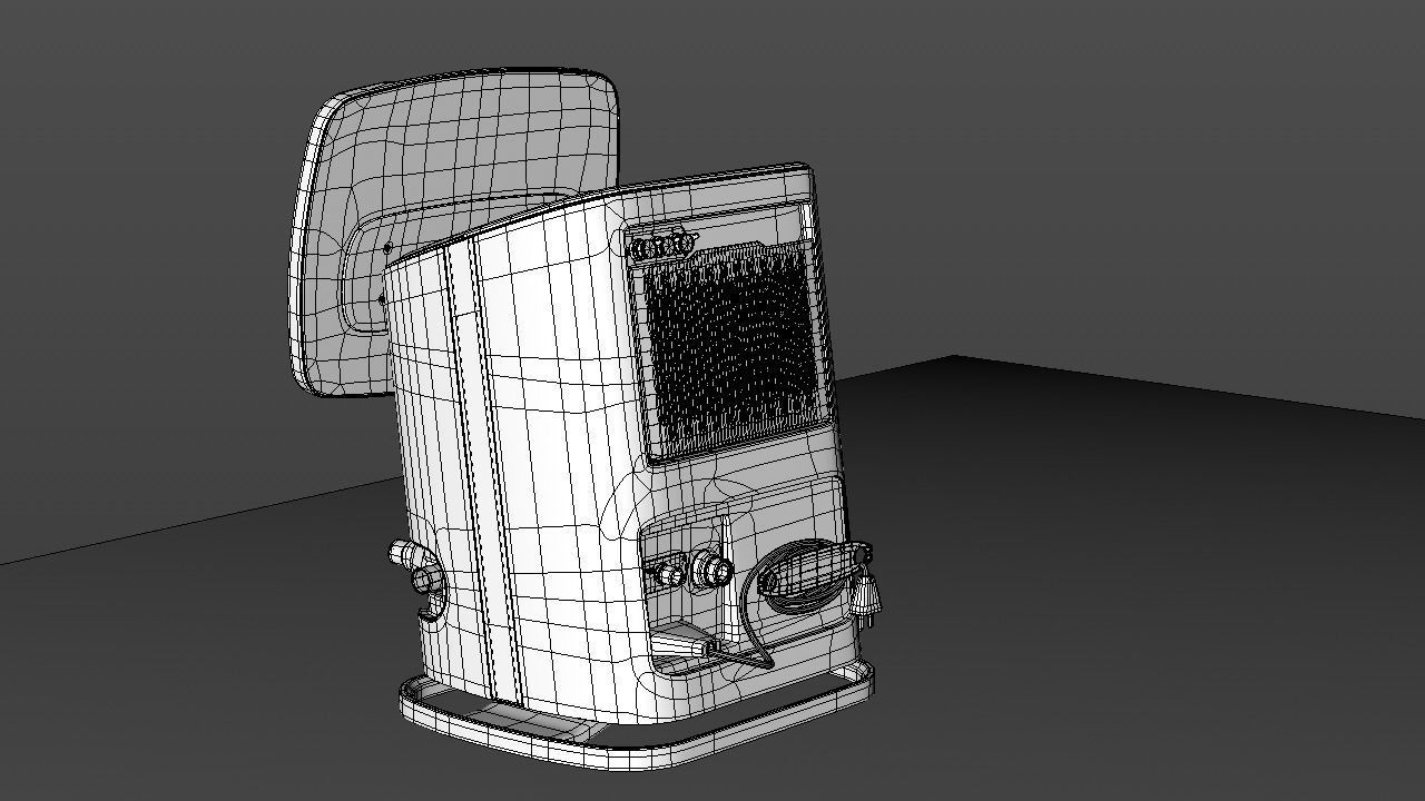 Hospital ventilator unit 3D model_13