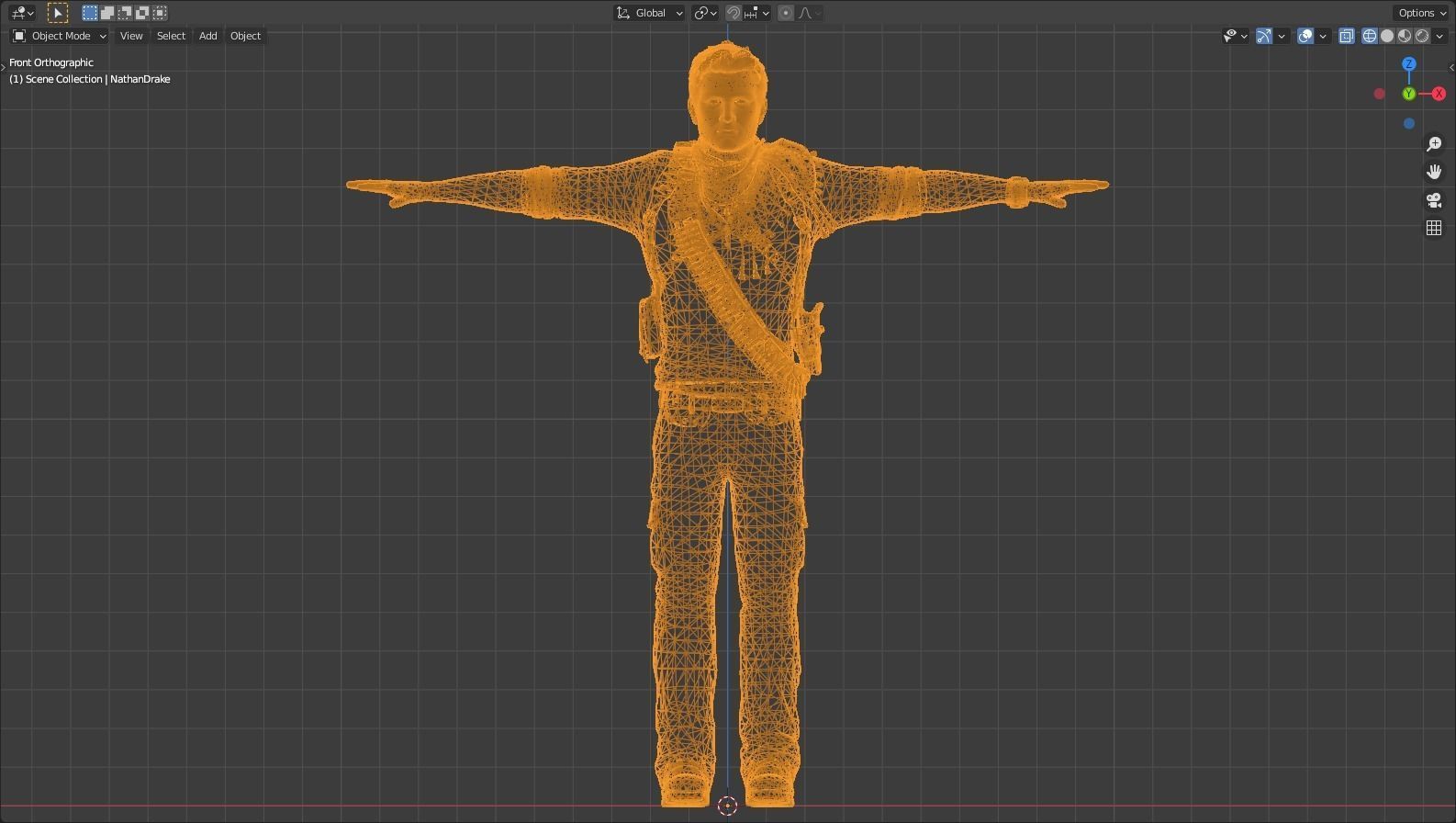 NATHAN DRAKE - PBR - RIGGED 3D model_10