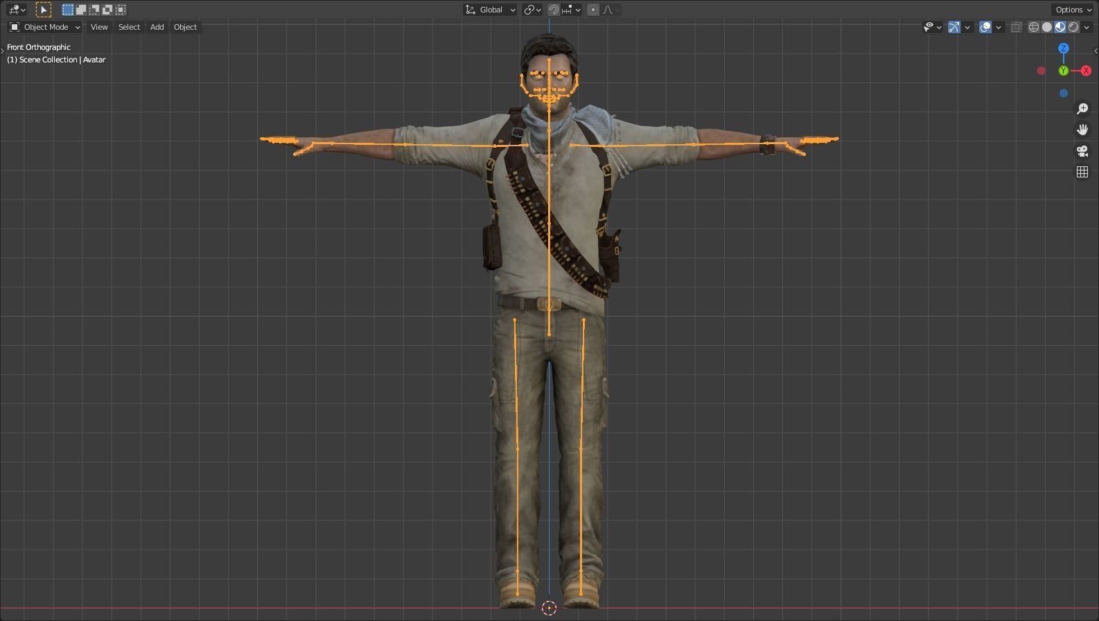 NATHAN DRAKE - PBR - RIGGED 3D model_8