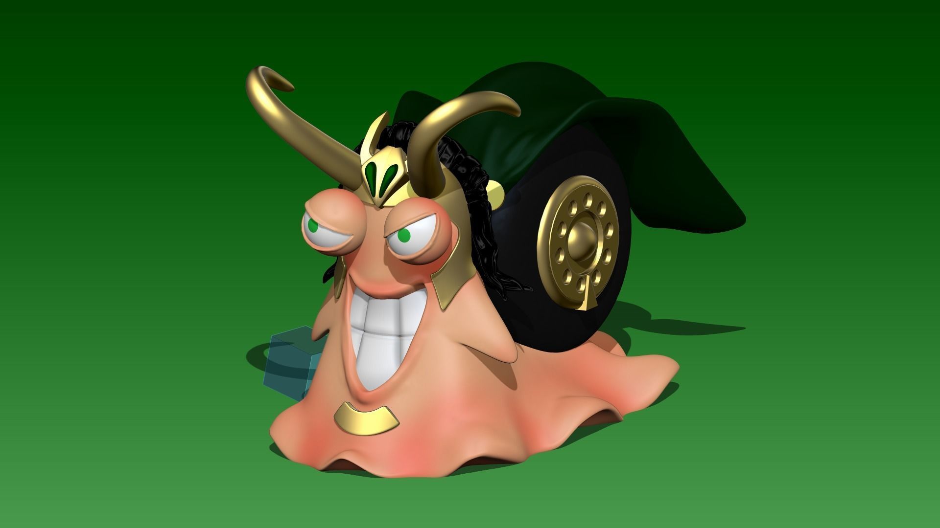 LOKI Den Den Mushi One Piece 3D print model_3