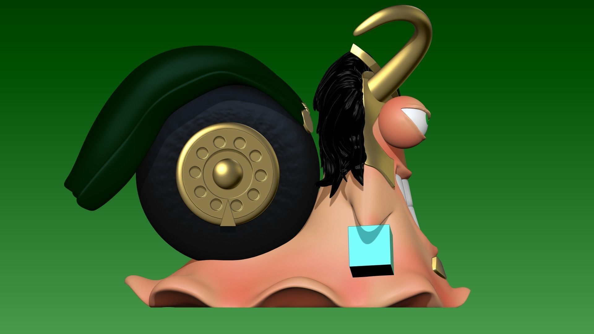 LOKI Den Den Mushi One Piece 3D print model_5