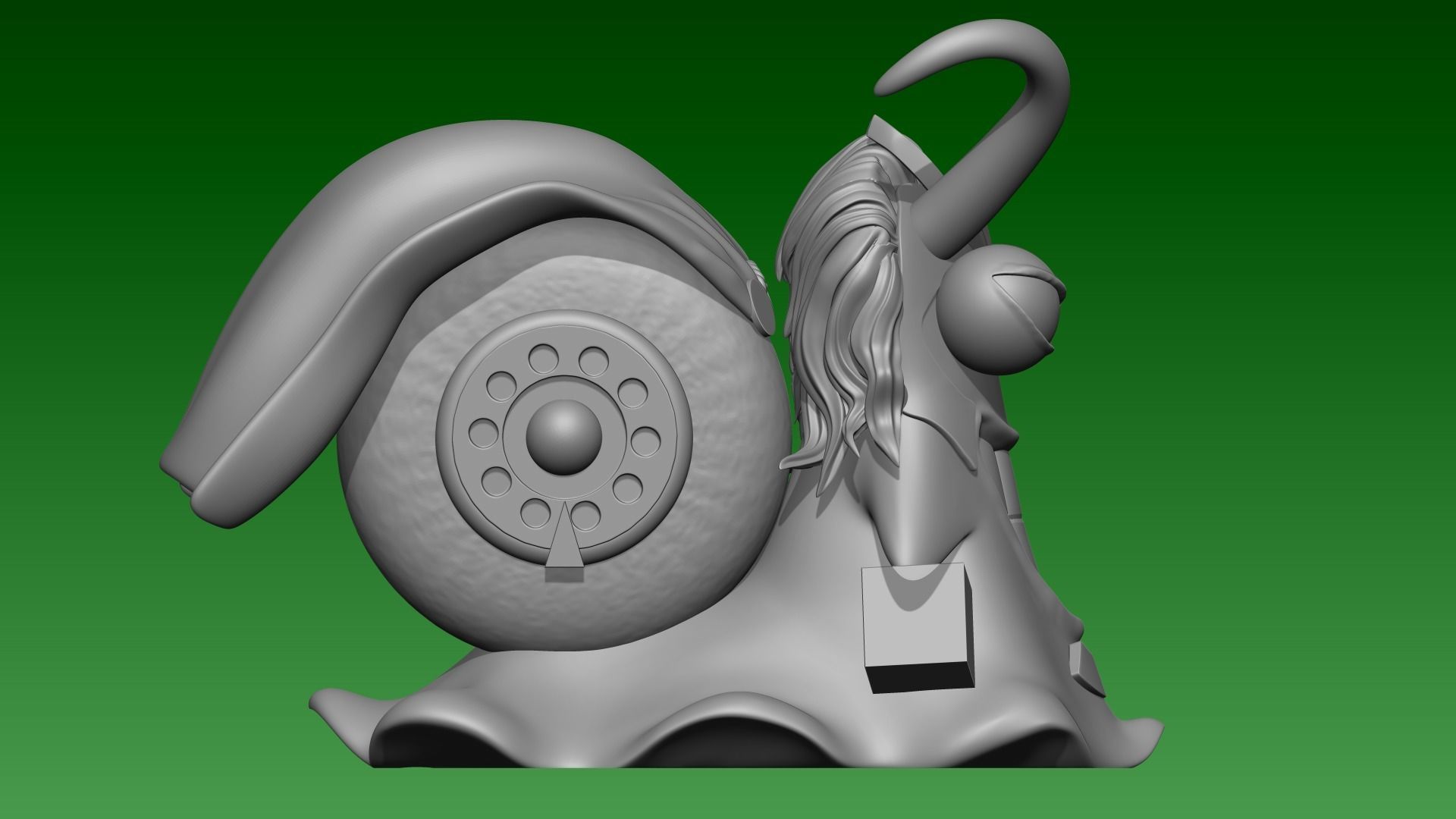 LOKI Den Den Mushi One Piece 3D print model_10