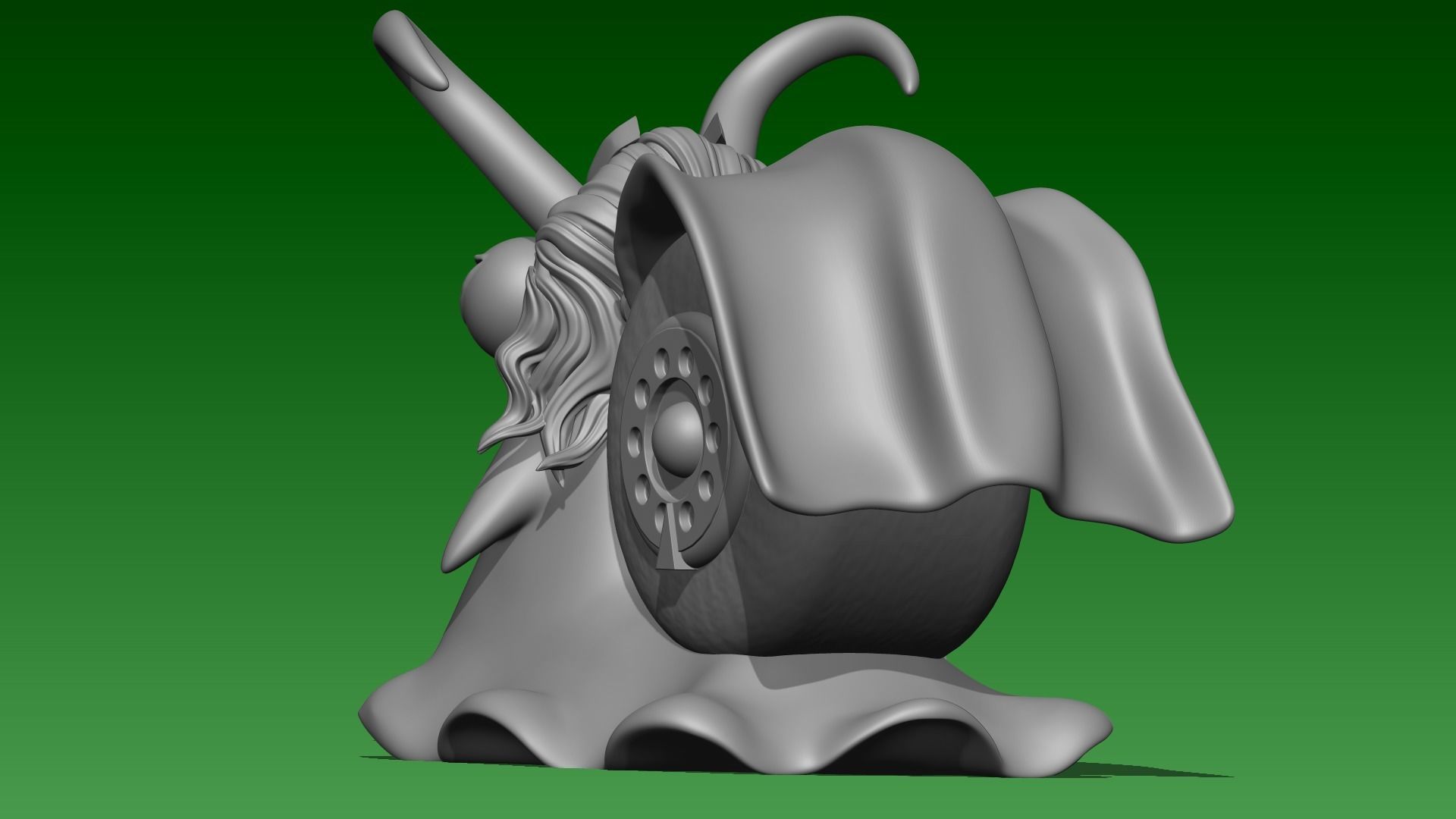 LOKI Den Den Mushi One Piece 3D print model_11