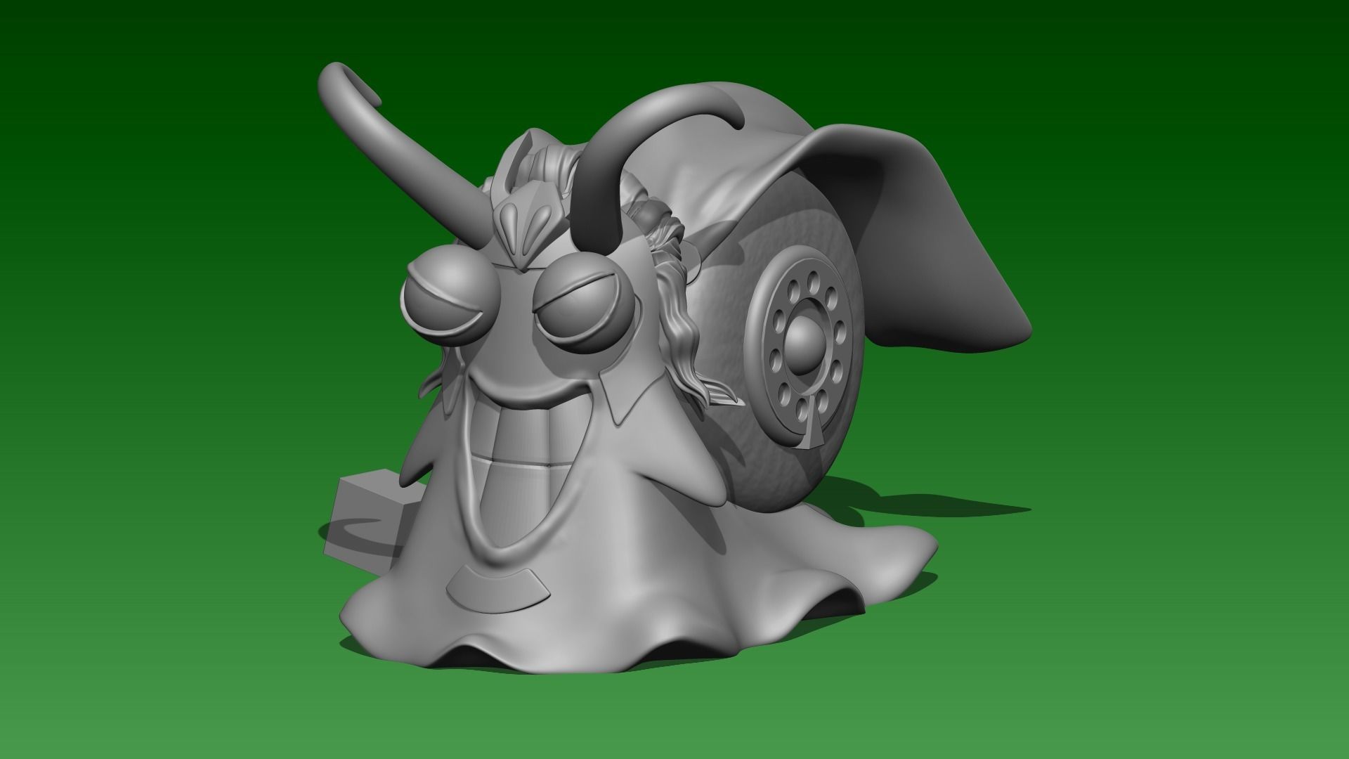 LOKI Den Den Mushi One Piece 3D print model_8