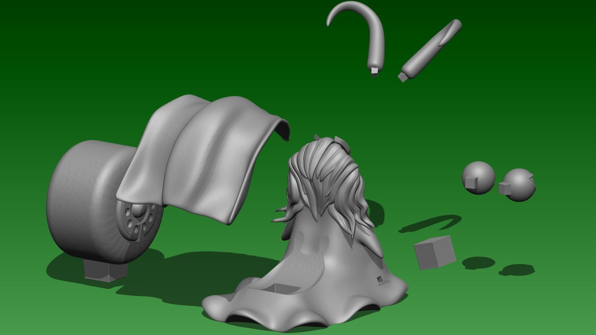 LOKI Den Den Mushi One Piece 3D print model_12