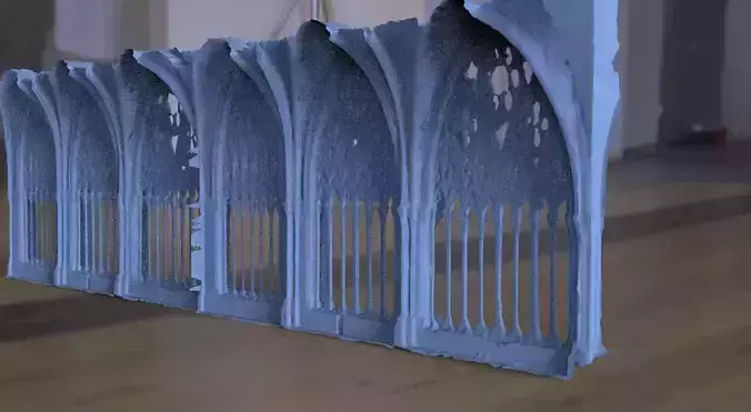 Cathedral pillars interior