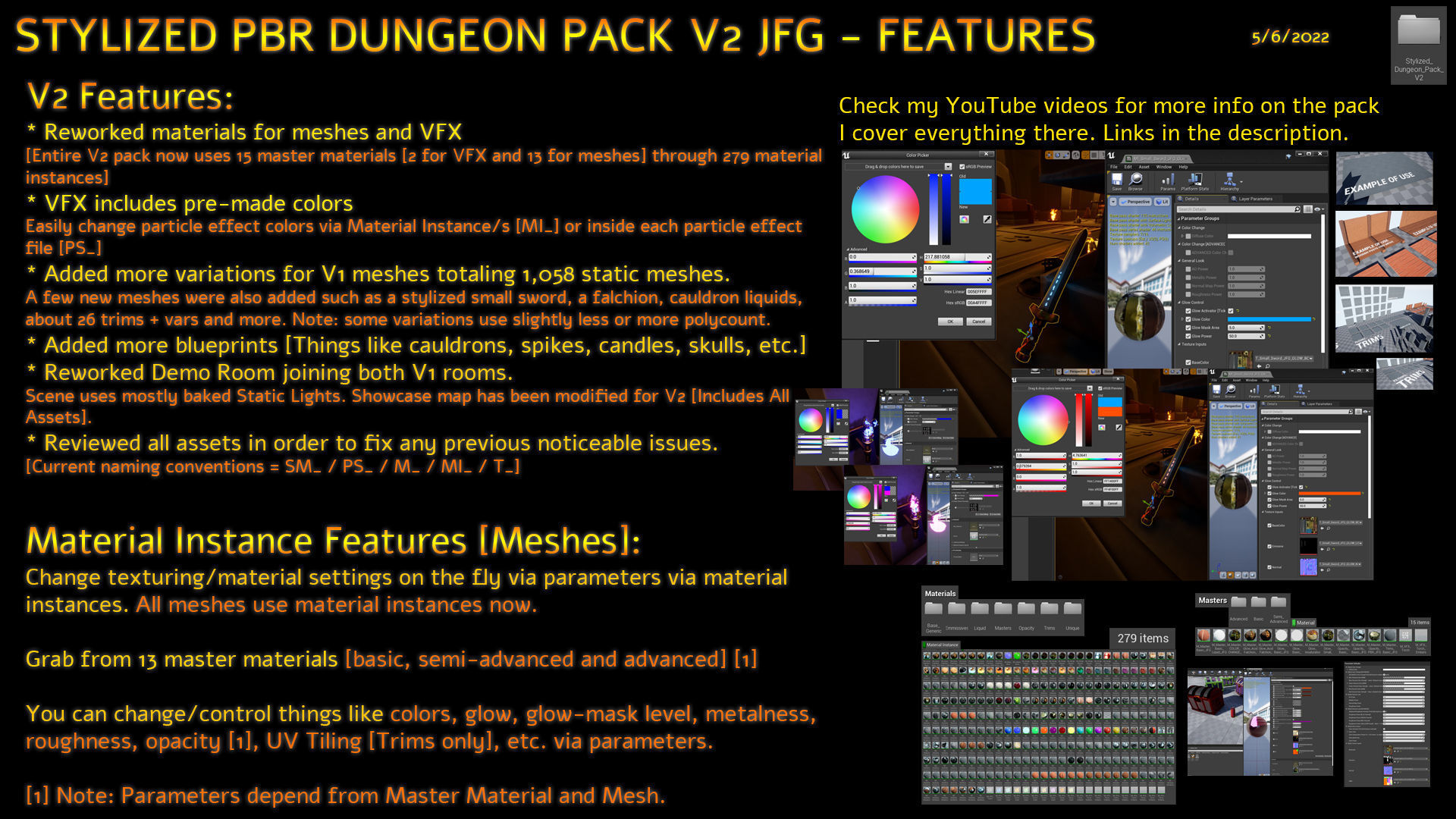 Stylized PBR Dungeon Pack JFG V2 - Source Files - 2022 EDITION Low-poly 3D model_27