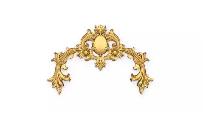 Classic decor ornament 60  3D print model