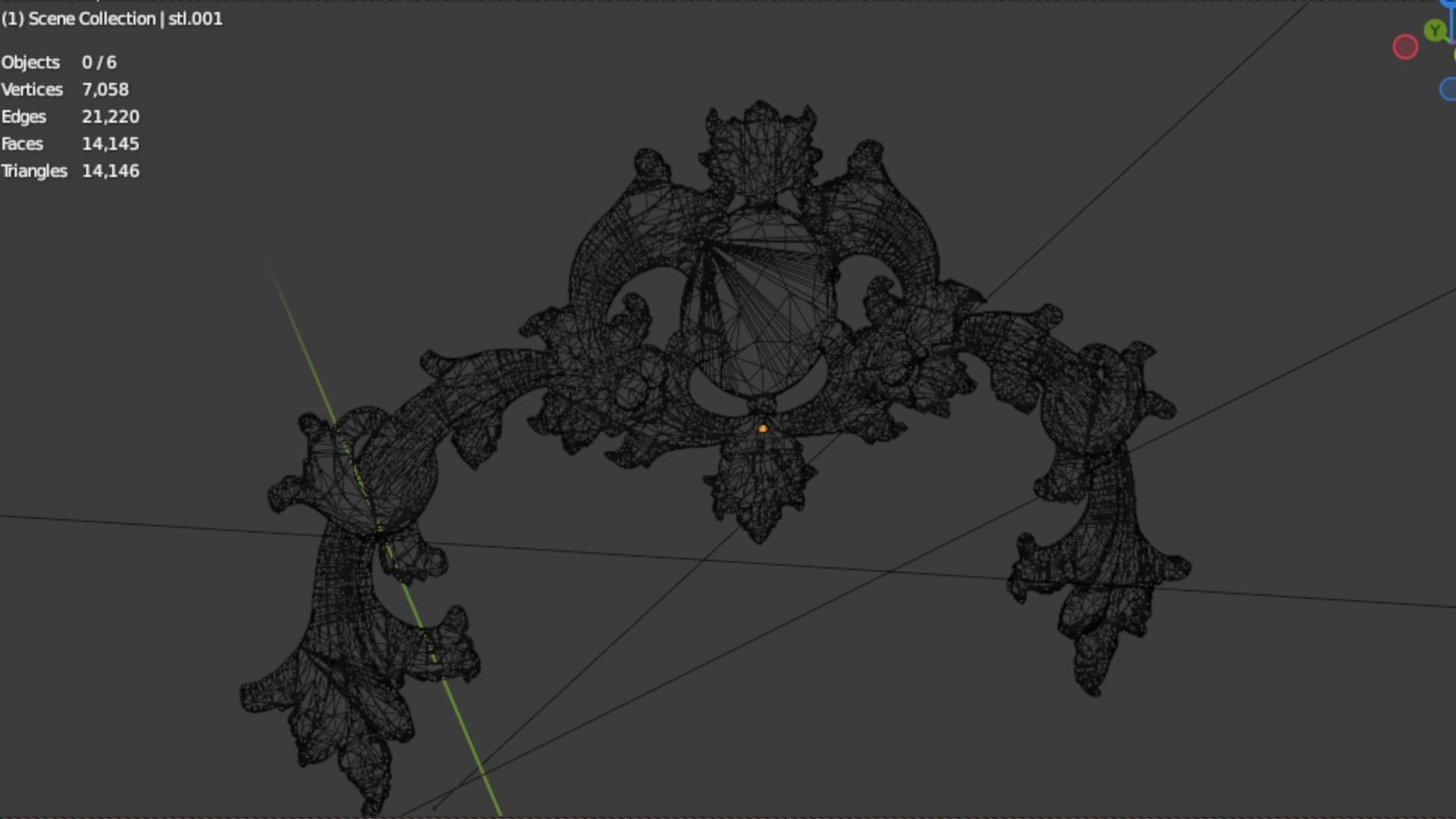 Classic decor ornament 60 3D print model_6