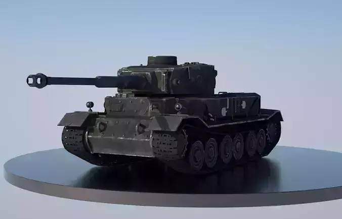 Tank Tiger P 3D model
