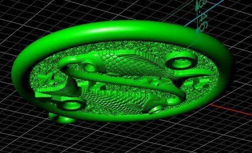 Zodiak Pendant 3D print model_4