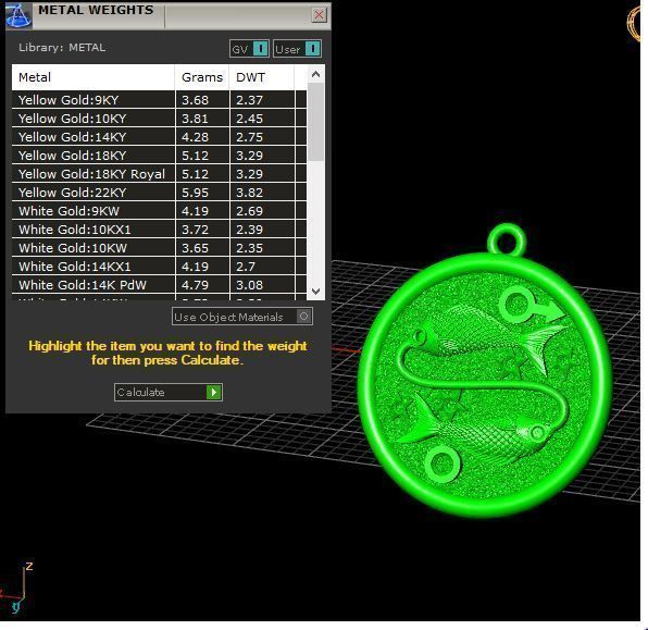Zodiak Pendant 3D print model_10